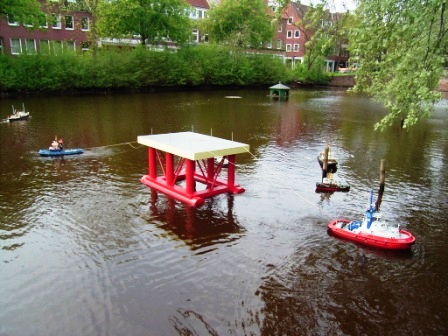 Die mchtige Bohrplattform ist ein gefundenes Fressen fr die Schlepper.