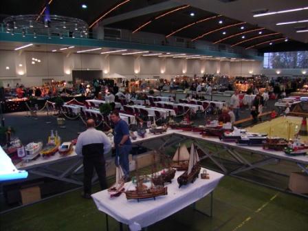 Noch ist es ruhig in der Nordseehalle, doch auch diesesmal blieben die Besucherstrme nicht aus.