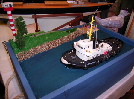 Hendrik's Diorama mit seinem funktionsfhigen Schleppermodell 